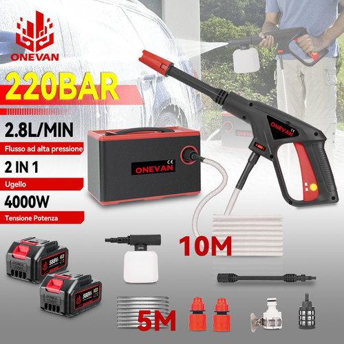 Idropulitrice batteria 220bar - idropulitrice,