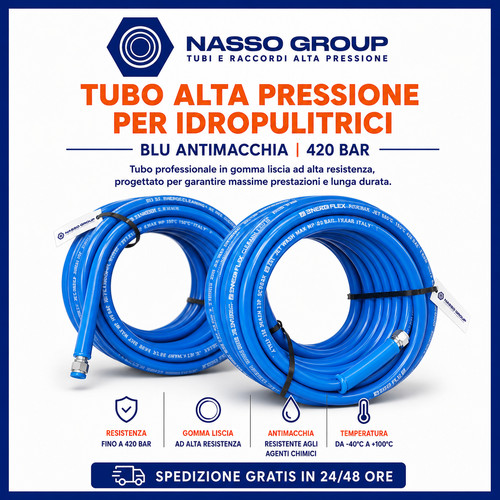 Tubo blu manichetta - manichetta, per