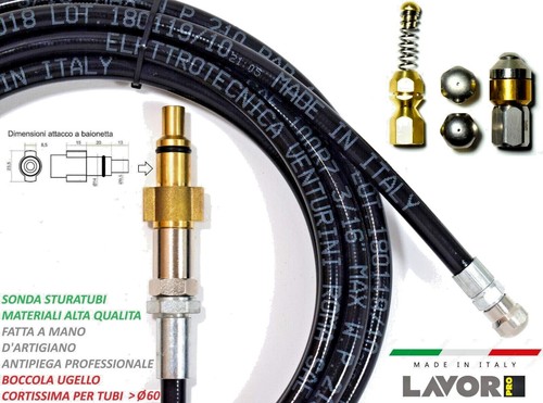 Sonda sturatubi spurgatubi per - sturatubi,